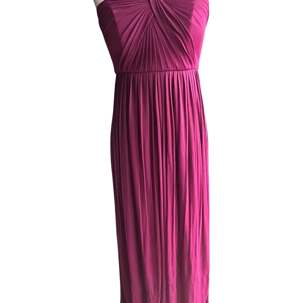Elegant Pink Strapless Dress